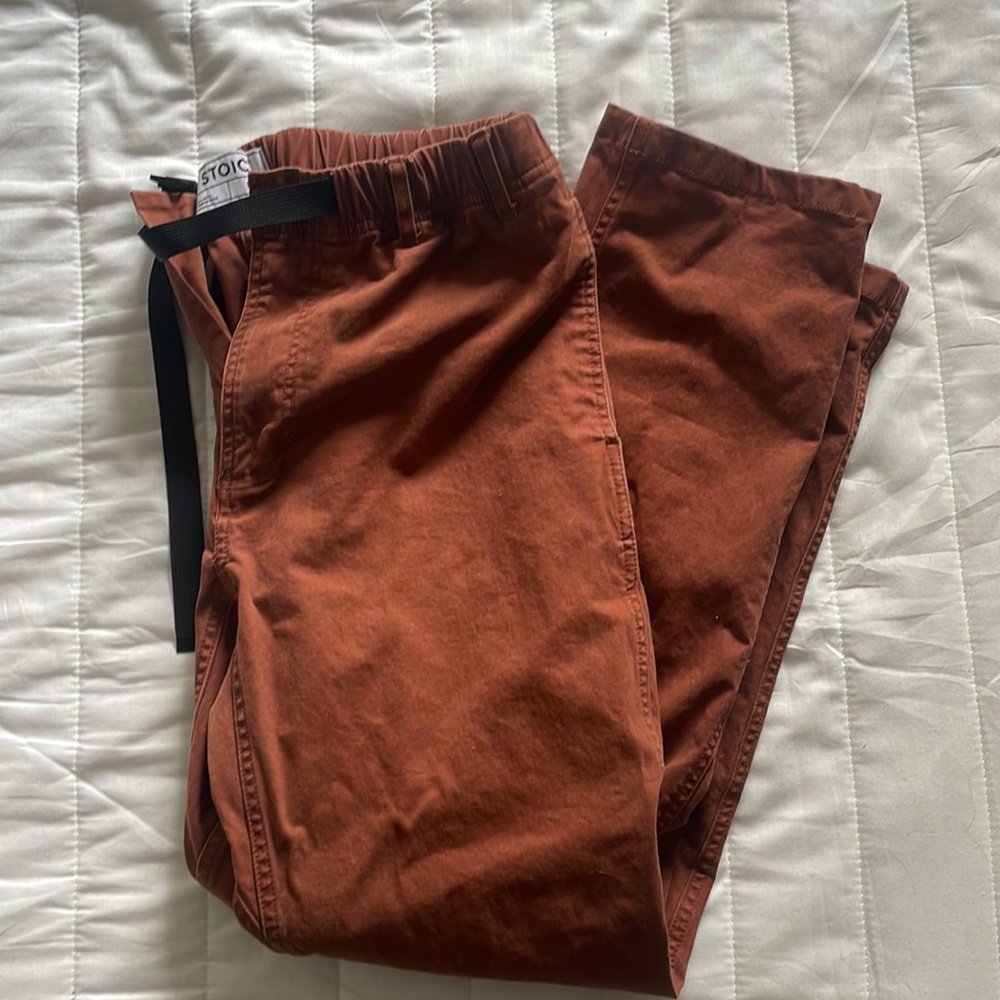Men’s Stoic venture pant - M rust